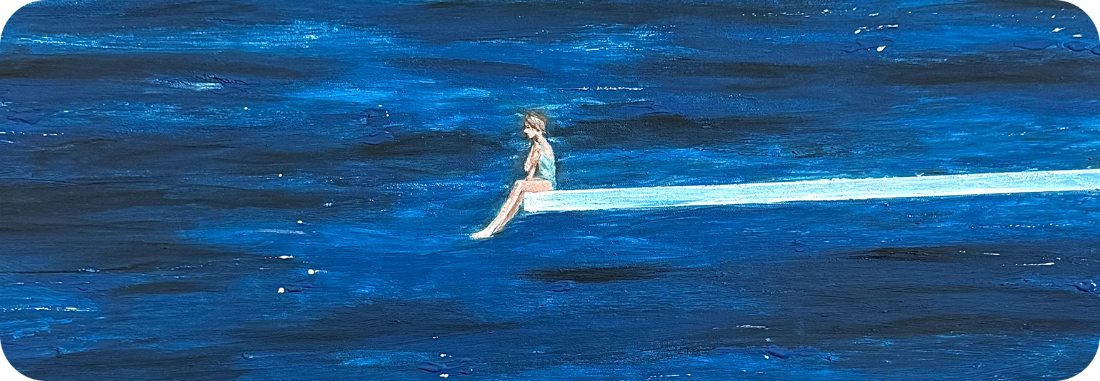 A selection of Fidan's paintings
